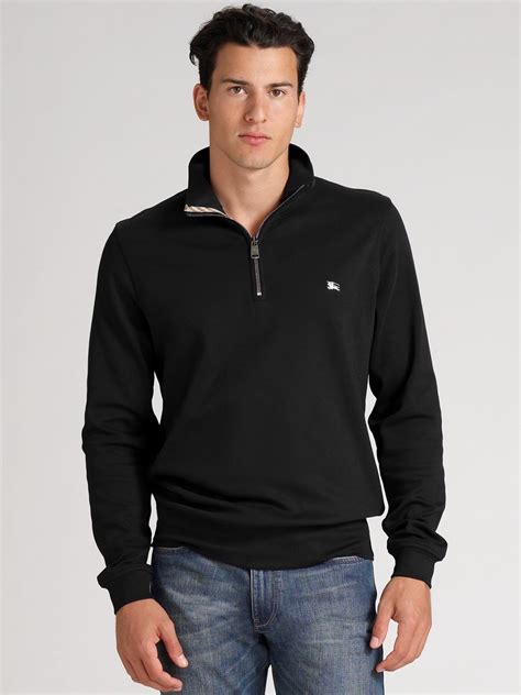 burberry men sweater sale|burberry men's half zip pullover.